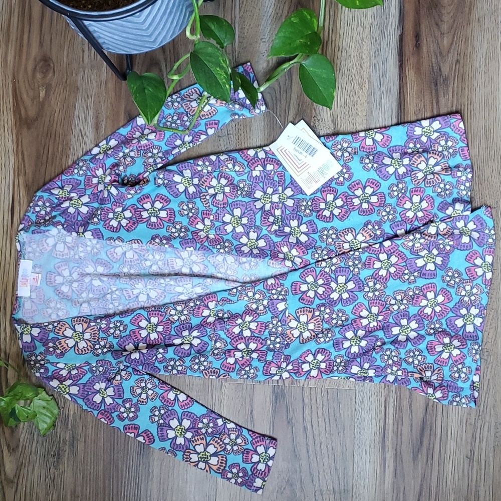LulaRoe Little Girls size 4T floral Duster